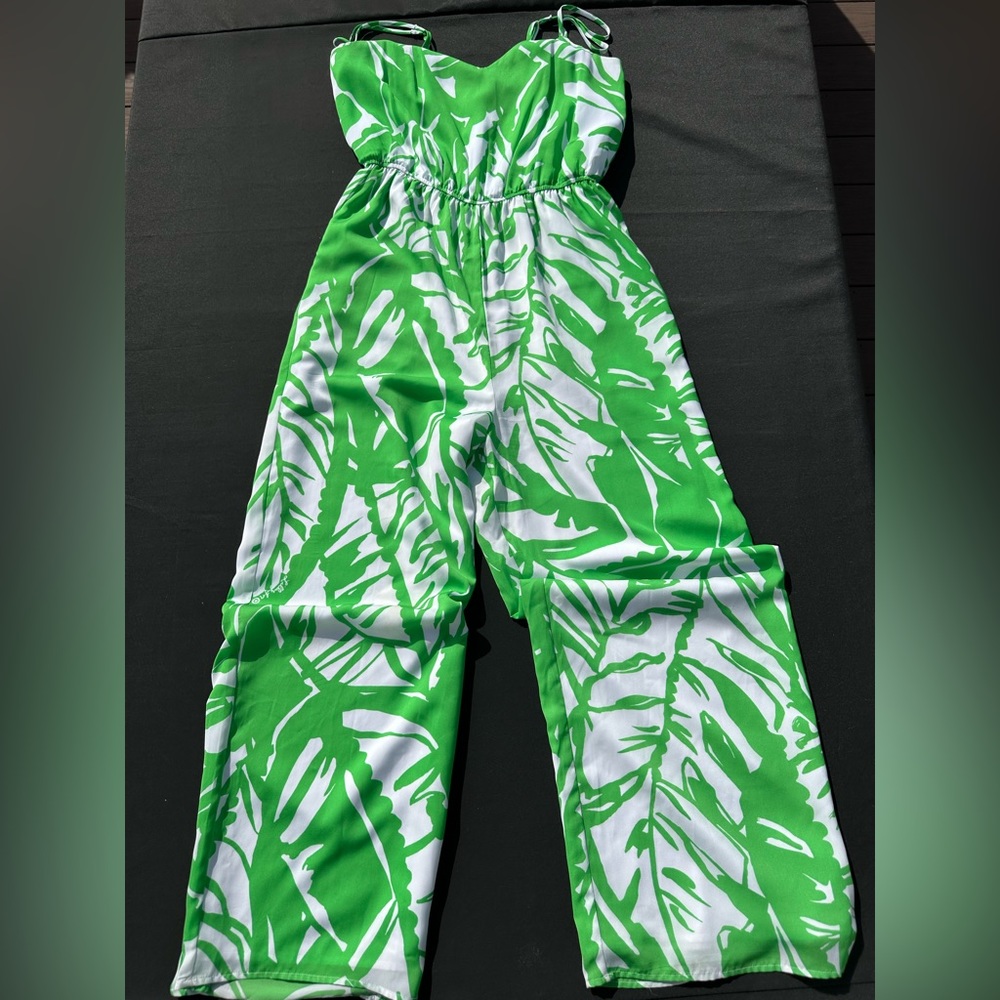 Satin Jumpsuit in Boom Boom